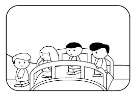 Free bridges coloring pages, we have 31 bridges printable coloring pages for kids to download Coloring Page Children On Bridge Free Printable Coloring Pages Img 28558