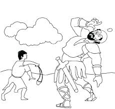 This metaphor is embedded so strongly in our memory, especially, in terms of sports. David And Goliath Coloring Pages Best Coloring Pages For Kids