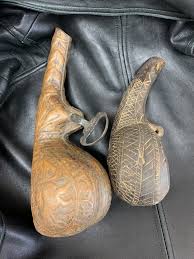 Buy persian antiques and get the best deals at the lowest prices on ebay! Antique Persian Camel Scrotum Gunpowder Flasks At Objets D Art In Corpus