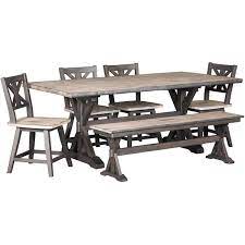 Choose from contactless same day delivery, drive up and more. Urban Farmhouse 6 Piece Dining Set 1871 1872 4 1873 Afw Com