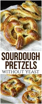 sourdough pretzels recipe no yeast