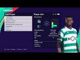 (jun 19, 2002) 5'9 154lbs. Nuno Mendes Face E Football Pes 2021 Sporting Lizbon Youtube
