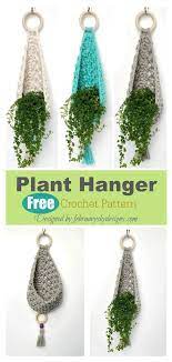 A crochet plant hanger is the perfect thing to make this summer! 6 Teardrop Basket Plant Hanger Crochet Pattern Crochet Plant Hanger Crochet Plant Macrame Plant Hanger Patterns