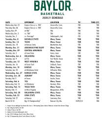 The official facebook page of baylor men's basketball. Baylor Basketball Release 2020 2021 Schedule 25 Capacity For Fans At Home Games Our Daily Bears
