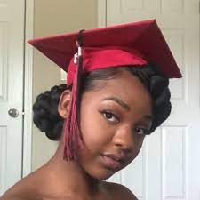 Naturalhairangels Dm For Promo On Instagram Are You Graduating This Year Drop A Graduation Hairstyles With Cap Graduation Hairstyles Natural Hair Styles