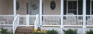 Vinyl Porch Deck Railing Systems Installation Supplies Near Me