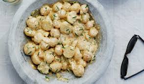 Place the potatoes and 1 tablespoon kosher salt in a large stockpot and cover with water. Baby Potato Salad Recipe Bon Appetit