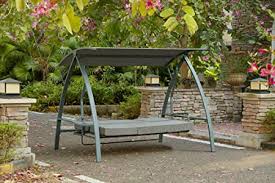 Check spelling or type a new query. Ritaya 3 Seat Daybed Swing Amazon Ca Patio Lawn Garden
