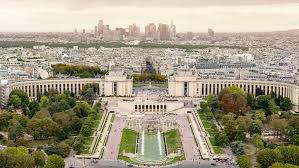 Trocadero Square, the starting point for admiring the Eiffel Tower