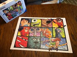 Disney pixar movies 1000 piece puzzle since 1891 ravensburger has been making the finest puzzles in ravensburg, germany. A Little Date Day Puzzling Ravensburger 1000 Disney Pixar Puzzle Jigsawpuzzles