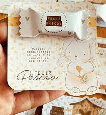 Card com Balinha- Páscoa | Elo7 Produtos Especiais