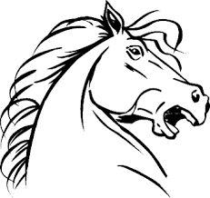 Since you've already drawn a horse head from three different angles, you probably already know what comes next. Design Your Own Decal Popular Decals Mustang Horse Head Decal Customized Online 2511