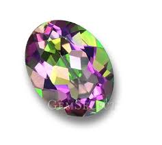 Mystic Topaz Information A Kaleidoscope Of Colors Mystic Topaz Topaz Diamond Illustration