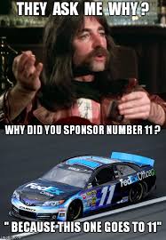 Spinal Tap Member Derek Smalls Explains Why He Supports The 11 Car Because Band Member Nigel Tufnel Drives The 11 Imgflip