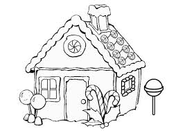 Klik hier om gingerbread house coloring te spelen. Free Gingerbread House Coloring Pages Coloring Home