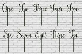 Download One Year Cake Topper Svg Birthday Cake Topper 1 10 Numbers Svg Topper Dxf Ebay