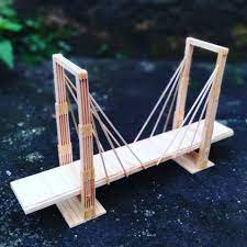 Cara membuat kerajinan dari stik es krim jembatan. Miniatur Jembatan 3 Stik Es Krim Popsicle Stick Craft Shopee Indonesia