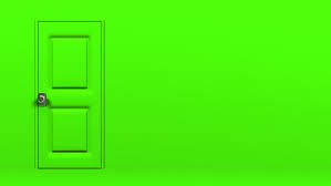 Here in our new (96 years old) house in a new city, i'm trying to decide on a paint color for the front doors, which have lots of glass so the color will be an accent. Green Door And Text Space Stock Footage Video 100 Royalty Free 17211277 Shutterstock