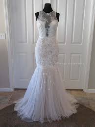 Theia Ivory Lace Elena 890530 Feminine Wedding Dress Size 4 S 56 Off Retail