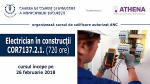 Vrei sa urmezi o serie de cursuri de calificare in bucuresti si sa obtii o diploma acreditata de ministerul muncii, recunoscuta in romania si in strainatate? Curs De Calificare Electrician In ConstrucÈii Cor 7137 2 1 Camera De ComerÅ£ Si Industrie A Municipiului Bucuresti
