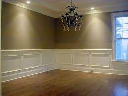 Shadow Box Trim With Chair Rail Dining Room Wainscoting Dining Room Chair Rail Wainscoting Styles