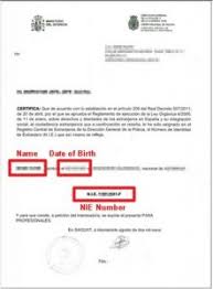 Je me sens vraiment seul. How Can I Trace My Lost Nie Number In Spain My Nie Number Spain