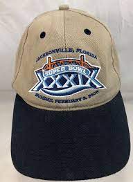 Baseball Hat Cap Jacksonville Florida Superbowl Xxxix 2005 Nfl Brown Blue Nfl Baseballcap Nfl Browns Baseball Hats Nfl