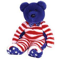 Ty Beanie Buddy Liberty The Bear Blue Head Version 14 Inch Bbtoystore Com Toys Plush Trading Cards Action Figures Games Online Retail Store Shop Sale