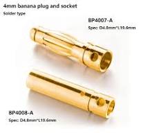 OEM/ODM Brass Gold Plated Banana Plug 4mm Connector Pin Male ...