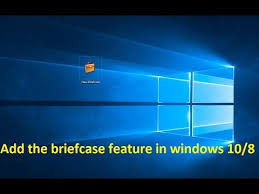 How To Add The Briefcase Feature In Windows 10 8 Windows 10 Tutorials Windows 10 Windows
