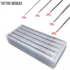1 3 5 7 9rl Professional Sterile Tattoo Needles Round Liner Needle Tattoo Supply Ebay