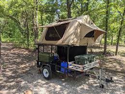 Diy Roof Top Tent Trailer Racks On Utility Trailer Diy Roof Top Tent Camper Trailer Tent Utility Trailer Camper