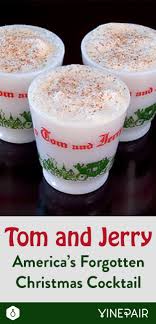 You start with a delicious batter mixed with hot water or milk and just a splash (or two!) of spiced rum. Tom And Jerry America S Forgotten Christmas Cocktail Christmas Cocktails Christmas Cocktails Recipes Christmas Drinks