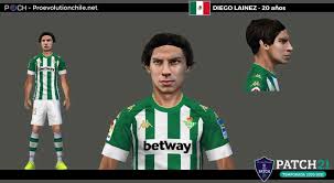 Diego lainez, 20, from mexico real betis balompié, since 2018 left winger market value: Ultigamerz Pes 6 Diego Lainez Real Betis Face