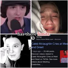 Caleb Crying at His Meet and Greet