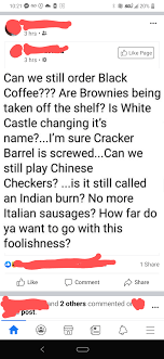 Cracker barrel | i don't have much to say other than can we get me up to 69 followers? She Loves These Kinds Of Posts Oh No The Horror Don T Let Them Come For Cracker Barrel Therightcantmeme