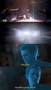 Poor Anakin He S Already A Ghost And Obi Wan S Going To Kill Him Anyway Xd Star Wars Memes Star Wars Fandom Star Wars Humor