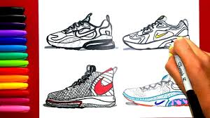Maybe you would like to learn more about one of these? How To Draw Nike Shoes Air Max 200 Air Max 270 React Alphadunk Joyride Run Flyknit Igniteart Youtube