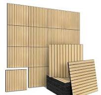 16-Pack Peel and Stick Acoustic Wall Panels, 11.8" x 11.8" PET Soundproof &  Noise Cancelling Acoustic Felt, Self-Adhesive 3D Sound Absorbing Slat Wall  ...