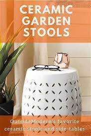 Best Ceramic Garden Stools Modern Hand Made Pottery Seats Outsidemodern Ceramic Garden Stools Deck Furniture Layout Garden Stool