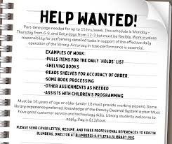 This is the perfect way to express how your specific skills are relevant to the open position. Little Falls Public Library The Library Is Hiring We Re Currently Seeking A Part Time Page Please Send Your Resume Cover Letter And Three Professional References To Our Director Kristin Blumberg At Blumberg Littlefallslibrary Org