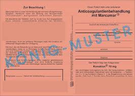 Werden sie mitglied und unterstützen sie mit uns die forschung und aufklärung, damit herzpatienten hoffen können und angehörige informiert sind. Marcumar Ausweis Zum Ausdrucken 2020 Kalender