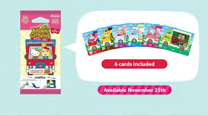 The following is a list of the animal crossing amiibo cards. Animal Crossing Sanrio Amiibo Cards Heading To Europe On November 25 Nintendo Everything
