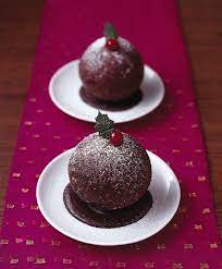 Chocolate Cranberry Puds Recipe Delicious Magazine Recipe Christmas Chocolate Recipes Christmas Baking Delicious