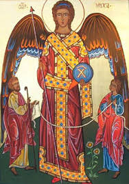 A ti san miguel arcángel, nos vemos todos confiados, nos hemos abandonado y en ti nos refugiamos, sabiendo que tu socorro se hace sentir, que tu presencia impetuosa y contundente es, que el amor infinito y profundo por dios, los has demostrado a través de la historia, y sin que sea. San Miguel Arcangel Y Los Esposos La Belleza De Los Iconos