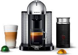 Just insert a capsule and close the lever — when activated, the each machine includes a welcome set with 12 large nespresso vertuoline capsules containing individual aromas. Amazon Com Nespresso Vertuo Coffee And Espresso Maker By Breville With Aeroccino Chrome And Best Selling Vertuoline Coffees Included Kitchen Dining