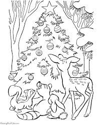 Christmas Coloring Pages Printable Animals Pages Christmas Tree Coloring Page Tree Coloring Page Christmas Coloring Pages