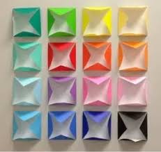 Bentuk origami yang lucu dan unik bisa dijadikan dekorasi untuk mempercantik rumah. 3 Cara Membuat Hiasan Dinding Murah Berbahan Dasar Kertas