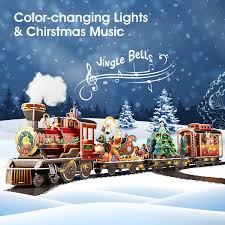 Ravensburger big ben 216 piece 3d jigsaw puzzle. Buy 3d Puzzle Led Santa Express Train Colorful Led Lights With Christmas Melody 3d Puzzles For Adults Kids Christmas Steam Train Set Model Kit With Greeting Card Desk Christmas Decor Online In