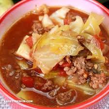 Keto Low Carb Unstuffed Cabbage Roll Soup Instant Pot Or Crock Pot Recipe Keto Crockpot Recipes Unstuffed Cabbage Roll Soup Food Recipes